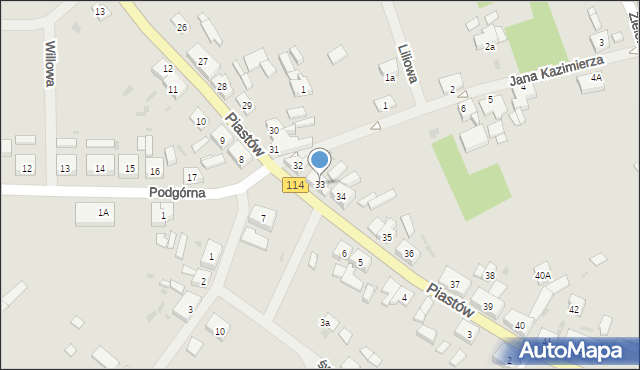 Police, Piastów, 33, mapa Police