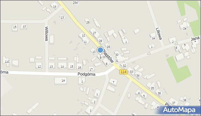 Police, Piastów, 9, mapa Police