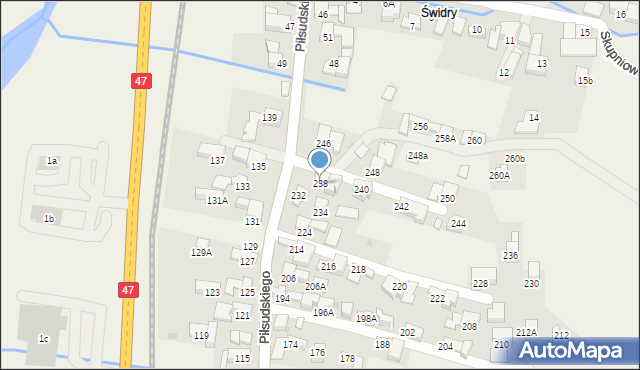 Poronin, Piłsudskiego Józefa, marsz., 238, mapa Poronin