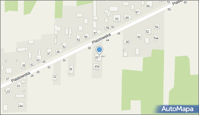 Przymiłowice, Piastowska, 42, mapa Przymiłowice