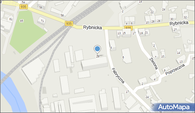 Racibórz, Piastowska, 29, mapa Racibórz