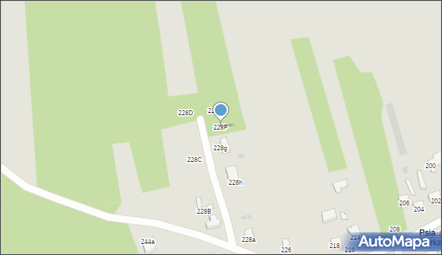 Radomsko, Piłsudskiego Józefa, marsz., 228F, mapa Radomsko