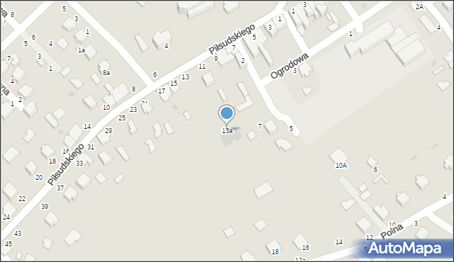 Radomyśl Wielki, Piłsudskiego Józefa, marsz., 13a, mapa Radomyśl Wielki