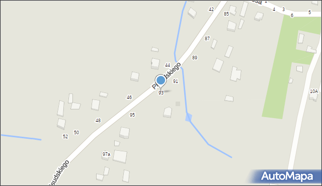 Radomyśl Wielki, Piłsudskiego Józefa, marsz., 93, mapa Radomyśl Wielki