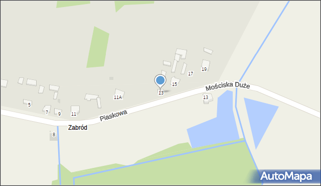 Radoszyce, Piaskowa, 13, mapa Radoszyce