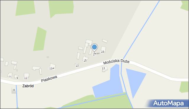 Radoszyce, Piaskowa, 17, mapa Radoszyce