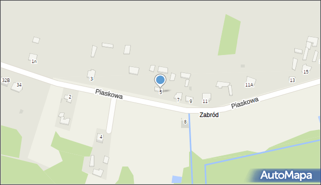 Radoszyce, Piaskowa, 5, mapa Radoszyce