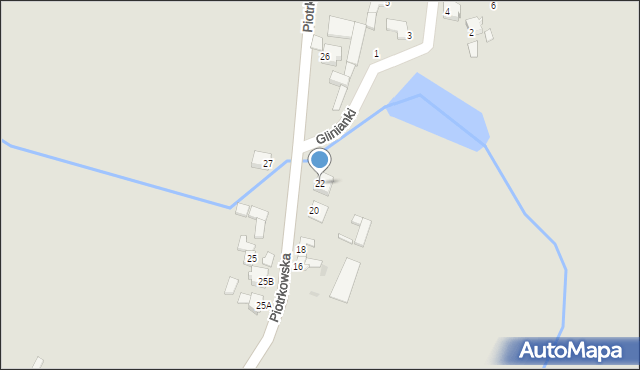 Radoszyce, Piotrkowska, 22, mapa Radoszyce