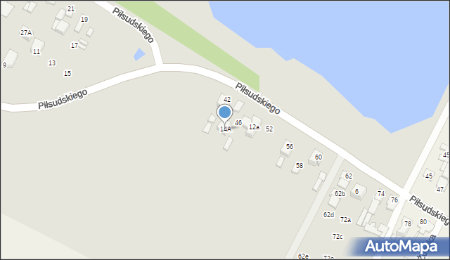Radzymin, Piłsudskiego Józefa, marsz., 14A, mapa Radzymin