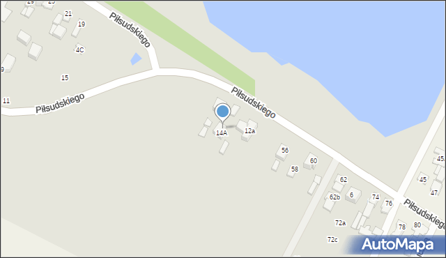 Radzymin, Piłsudskiego Józefa, marsz., 44, mapa Radzymin