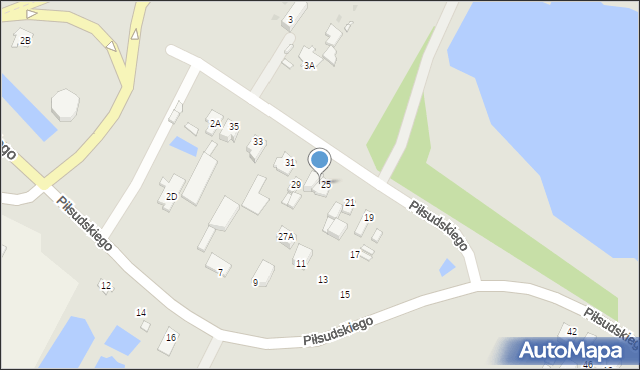 Radzymin, Piłsudskiego Józefa, marsz., 4A, mapa Radzymin