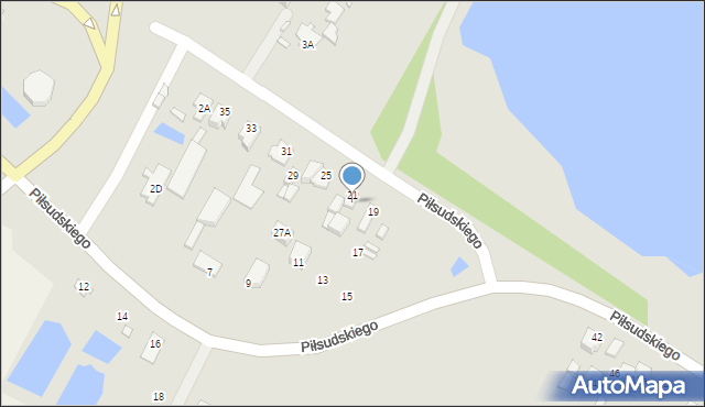 Radzymin, Piłsudskiego Józefa, marsz., 4B, mapa Radzymin