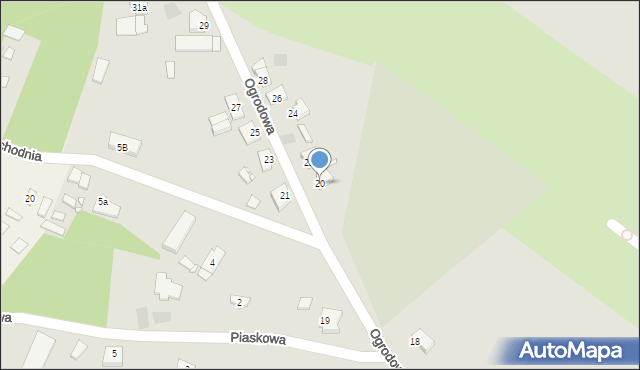 Rakoniewice, Piaskowa, 7a, mapa Rakoniewice