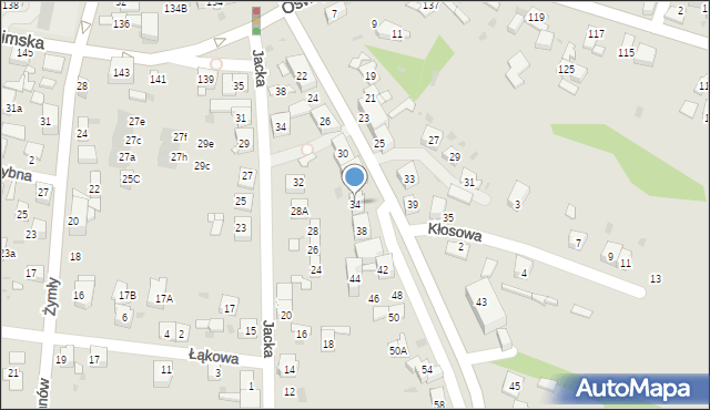 Ruda Śląska, Piłsudskiego Józefa, marsz., 34, mapa Rudy Śląskiej