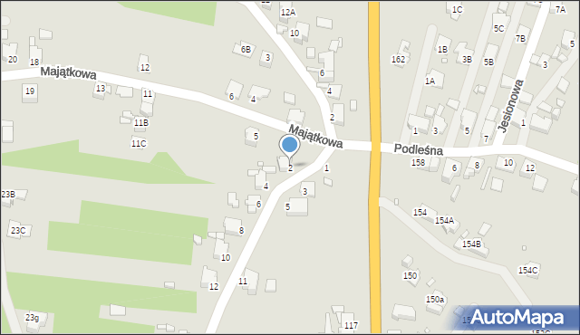 Rybnik, Piaskowa, 2, mapa Rybnika