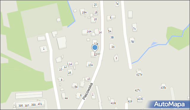 Rydułtowy, Piecowska, 12, mapa Rydułtowy