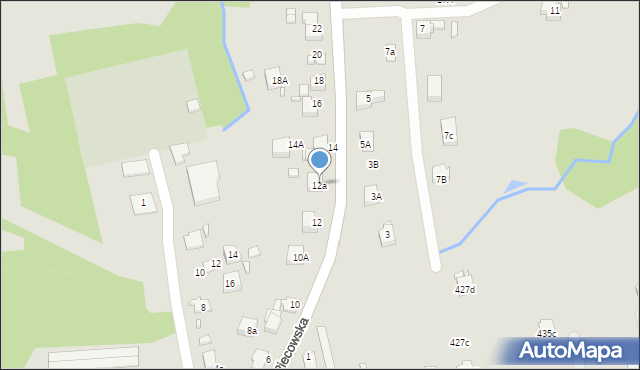 Rydułtowy, Piecowska, 12a, mapa Rydułtowy