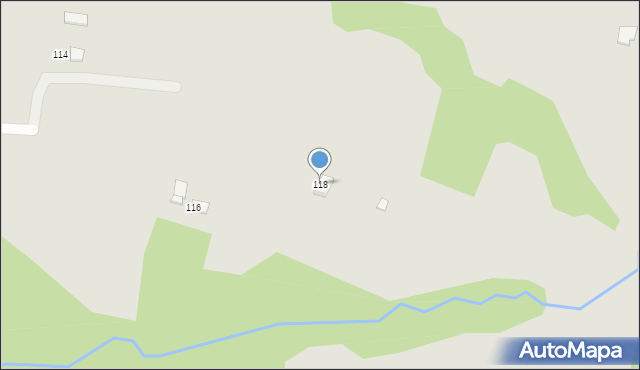 Ryglice, Piastowska, 118, mapa Ryglice
