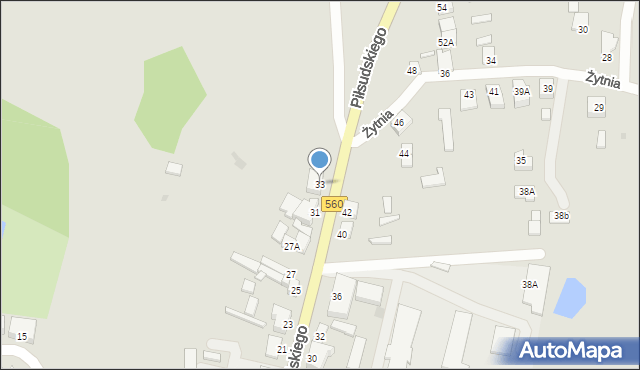 Rypin, Piłsudskiego Józefa, marsz., 33, mapa Rypin