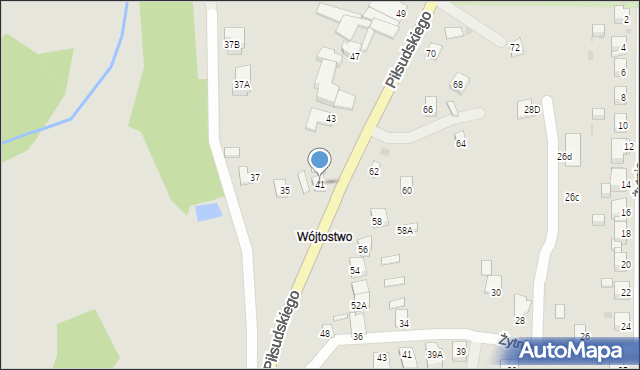 Rypin, Piłsudskiego Józefa, marsz., 41, mapa Rypin