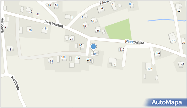 Rzeszotary, Piastowska, 110, mapa Rzeszotary