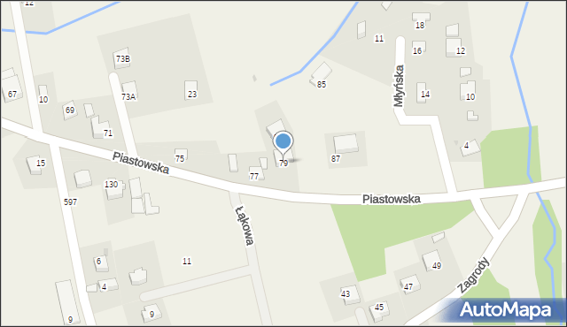 Rzeszotary, Piastowska, 79, mapa Rzeszotary