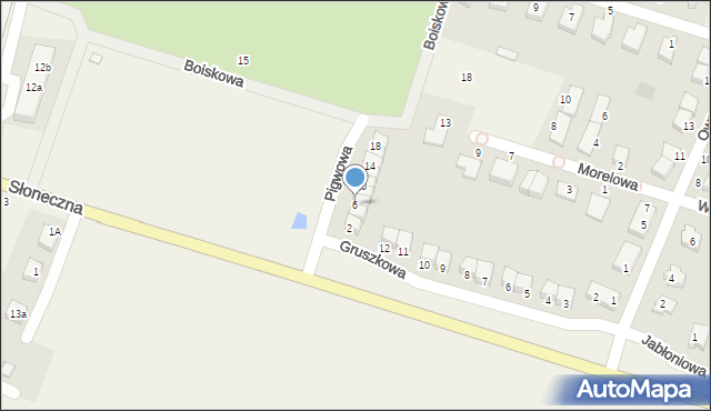 Sadków, Pigwowa, 6, mapa Sadków