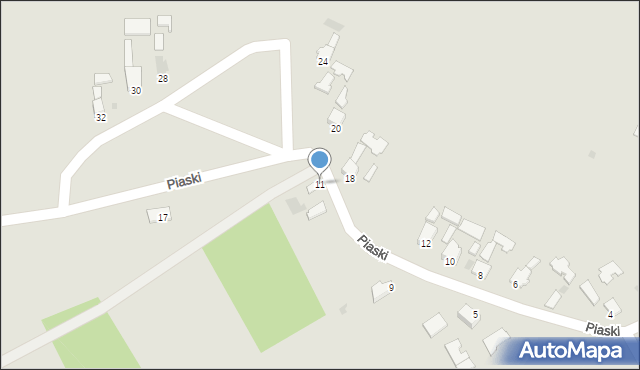 Sandomierz, Piaski, 11, mapa Sandomierza