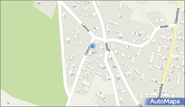 Siedlisko, Piaskowa, 16, mapa Siedlisko