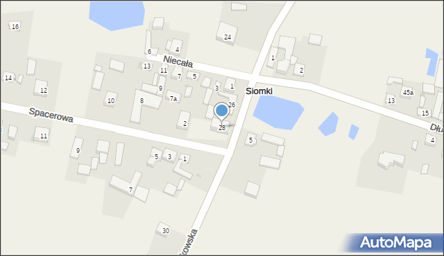 Siomki, Piotrkowska, 28, mapa Siomki