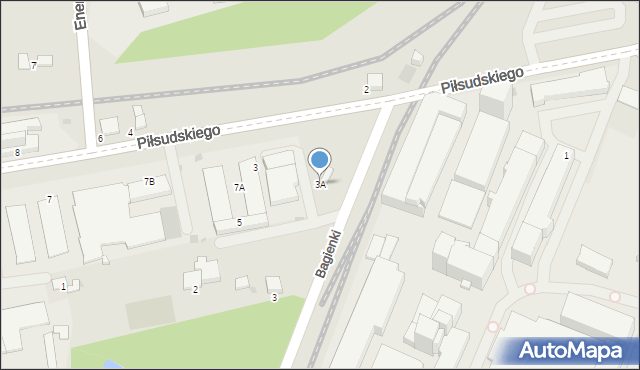 Skawina, Piłsudskiego Józefa, marsz., 3A, mapa Skawina
