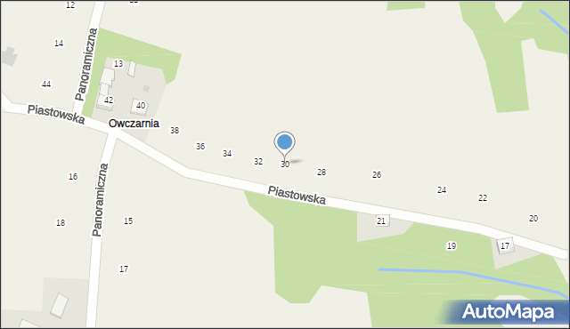 Skawinki, Piastowska, 30, mapa Skawinki