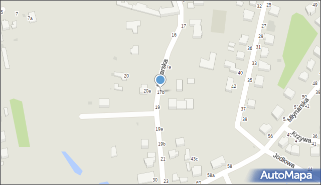 Skierniewice, Piekarska, 17b, mapa Skierniewic