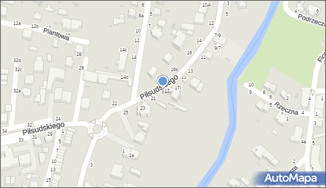 Skierniewice, Piłsudskiego Józefa, marsz., 19, mapa Skierniewic
