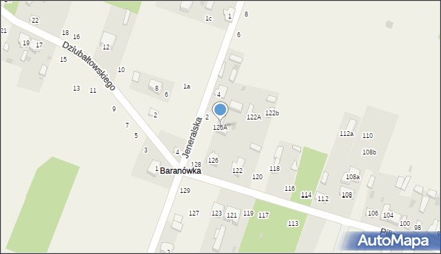 Smardzewice, Piliczna, 126A, mapa Smardzewice