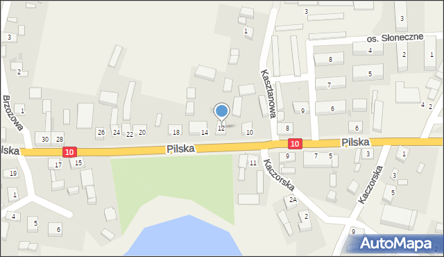 Śmiłowo, Pilska, 12, mapa Śmiłowo