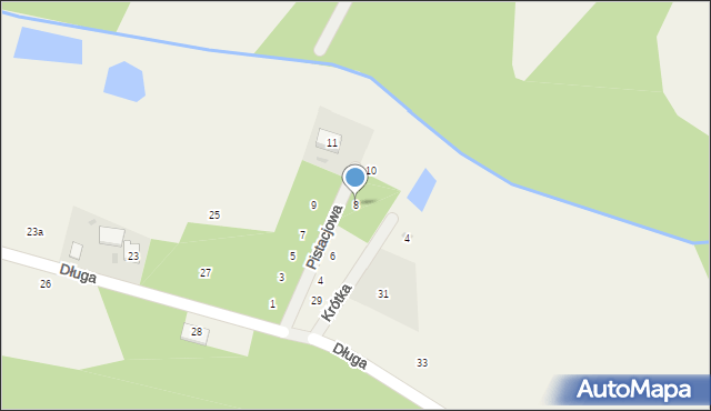 Stajenczynki, Pistacjowa, 8, mapa Stajenczynki