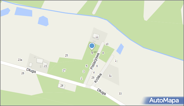 Stajenczynki, Pistacjowa, 9, mapa Stajenczynki