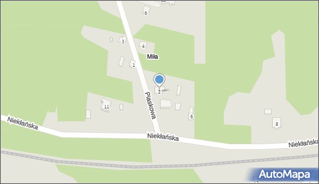 Stąporków, Piaskowa, 2, mapa Stąporków