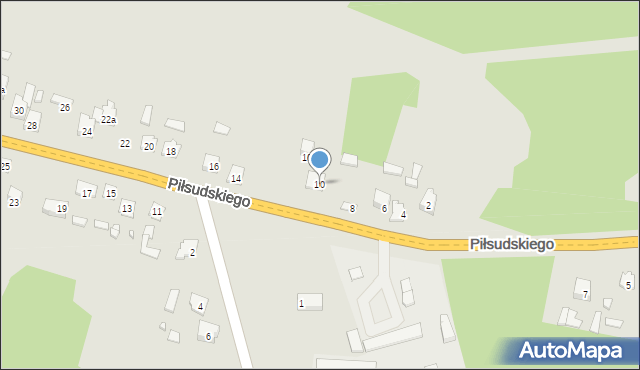 Stąporków, Piłsudskiego Józefa, marsz., 10, mapa Stąporków