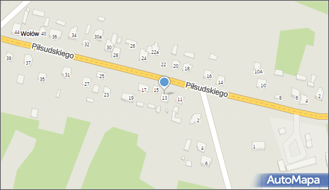 Stąporków, Piłsudskiego Józefa, marsz., 13a, mapa Stąporków