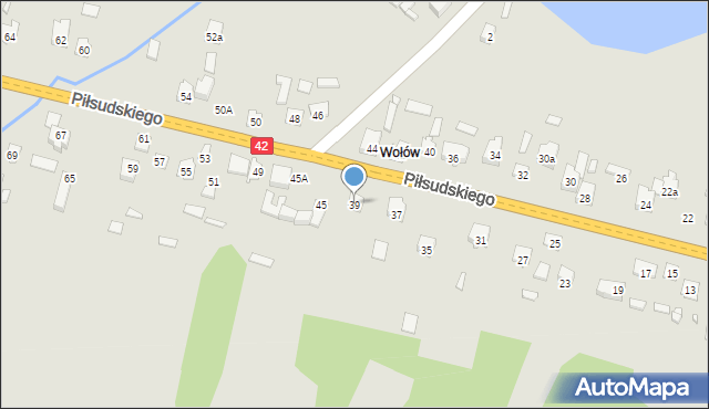 Stąporków, Piłsudskiego Józefa, marsz., 39, mapa Stąporków