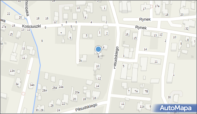 Stare Babice, Piłsudskiego Józefa, marsz., 6, mapa Stare Babice