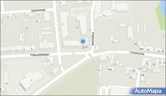 Starogard Gdański, Piłsudskiego Józefa, marsz., 2A, mapa Starogard Gdański