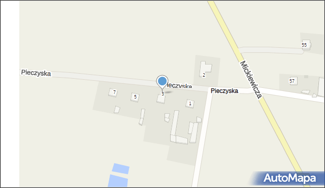 Stupsk, Pieczyska, 3, mapa Stupsk