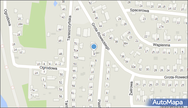 Sulejów, Piaskowa, 4, mapa Sulejów