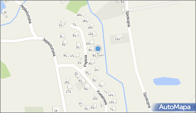 Sulistrowice, Piękna, 6l, mapa Sulistrowice