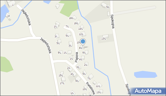 Sulistrowice, Piękna, 8l, mapa Sulistrowice