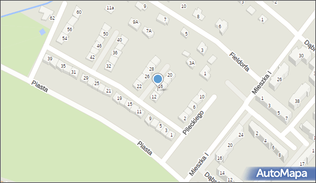 Świebodzice, Pileckiego Witolda, rtm., 14, mapa Świebodzice