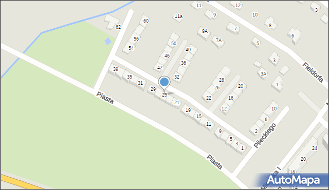 Świebodzice, Pileckiego Witolda, rtm., 25, mapa Świebodzice